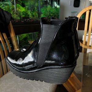 FLY London Yoss Wedge Ankle Boots w/ Gore-Tex